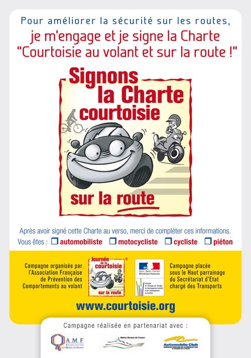 Charte de la sécurité routière